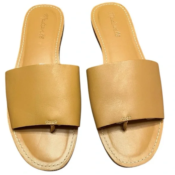 Madewell The Boardwalk Post Slide Sandal Size 8.5 - Picture 4 of 9